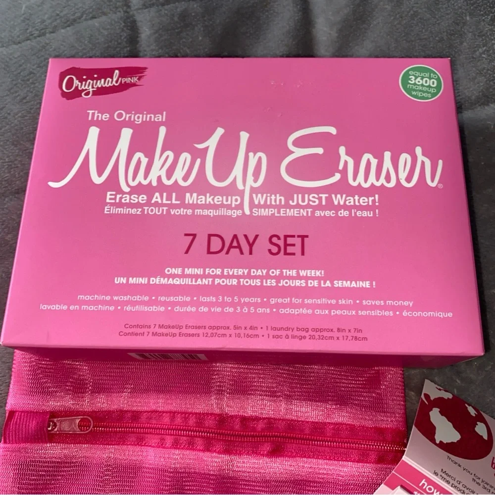 MakeUp Eraser 7 Day Set - Pink‎